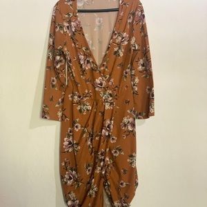 Floral dress. Never worn